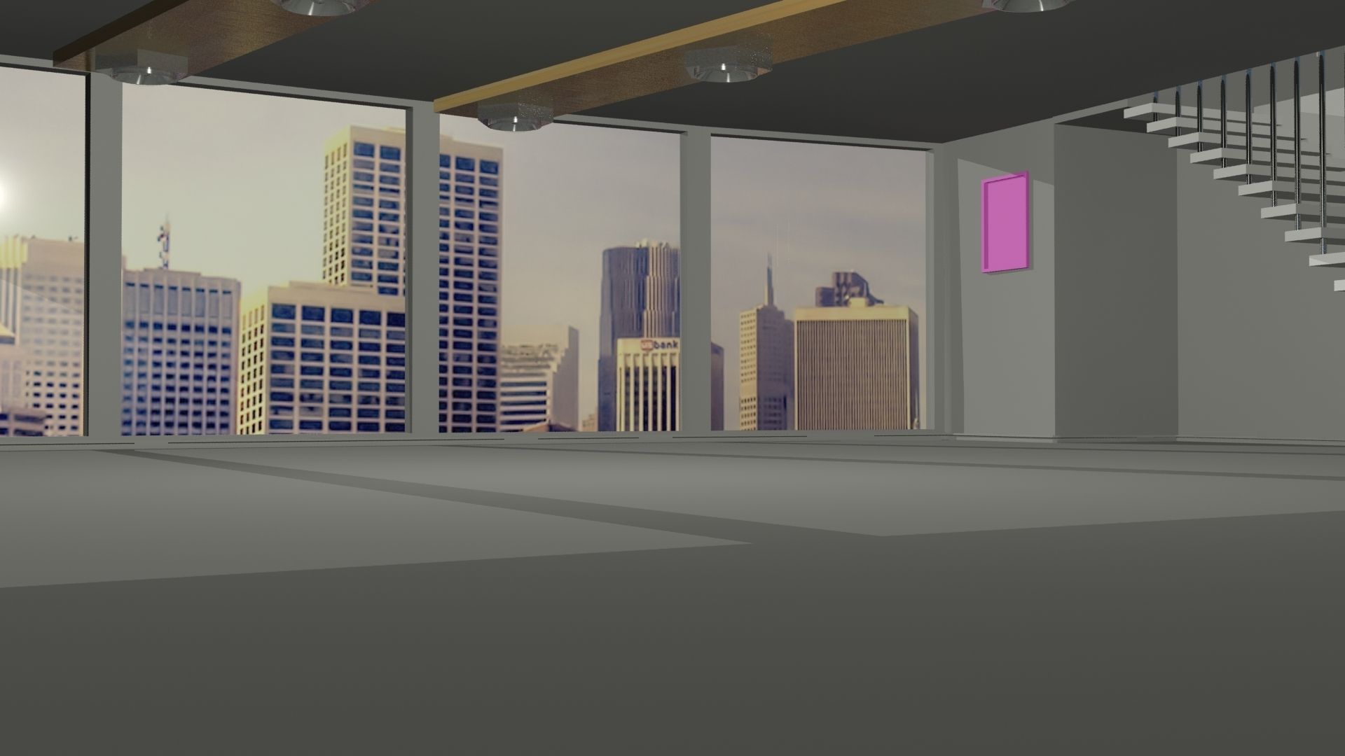 House Interior Low-poly 3D model_6