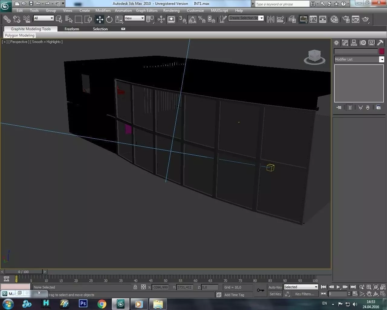 House Interior Low-poly 3D model_0