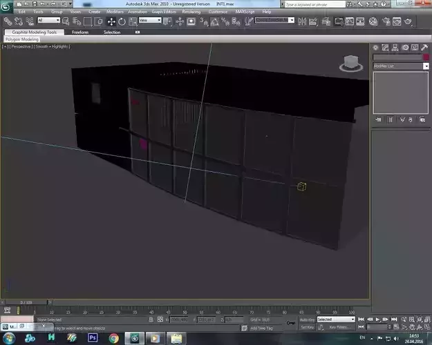 House Interior Low-poly 3D model
