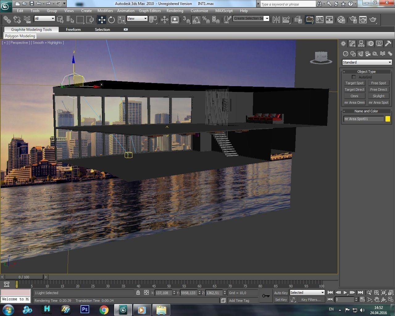 House Interior Low-poly 3D model_2