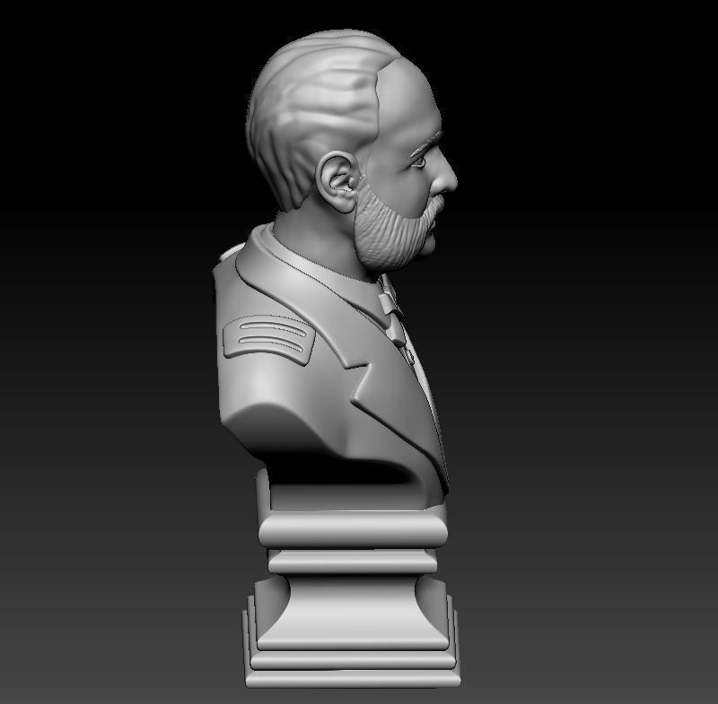 Miguel Grau Bust 3D print model_14