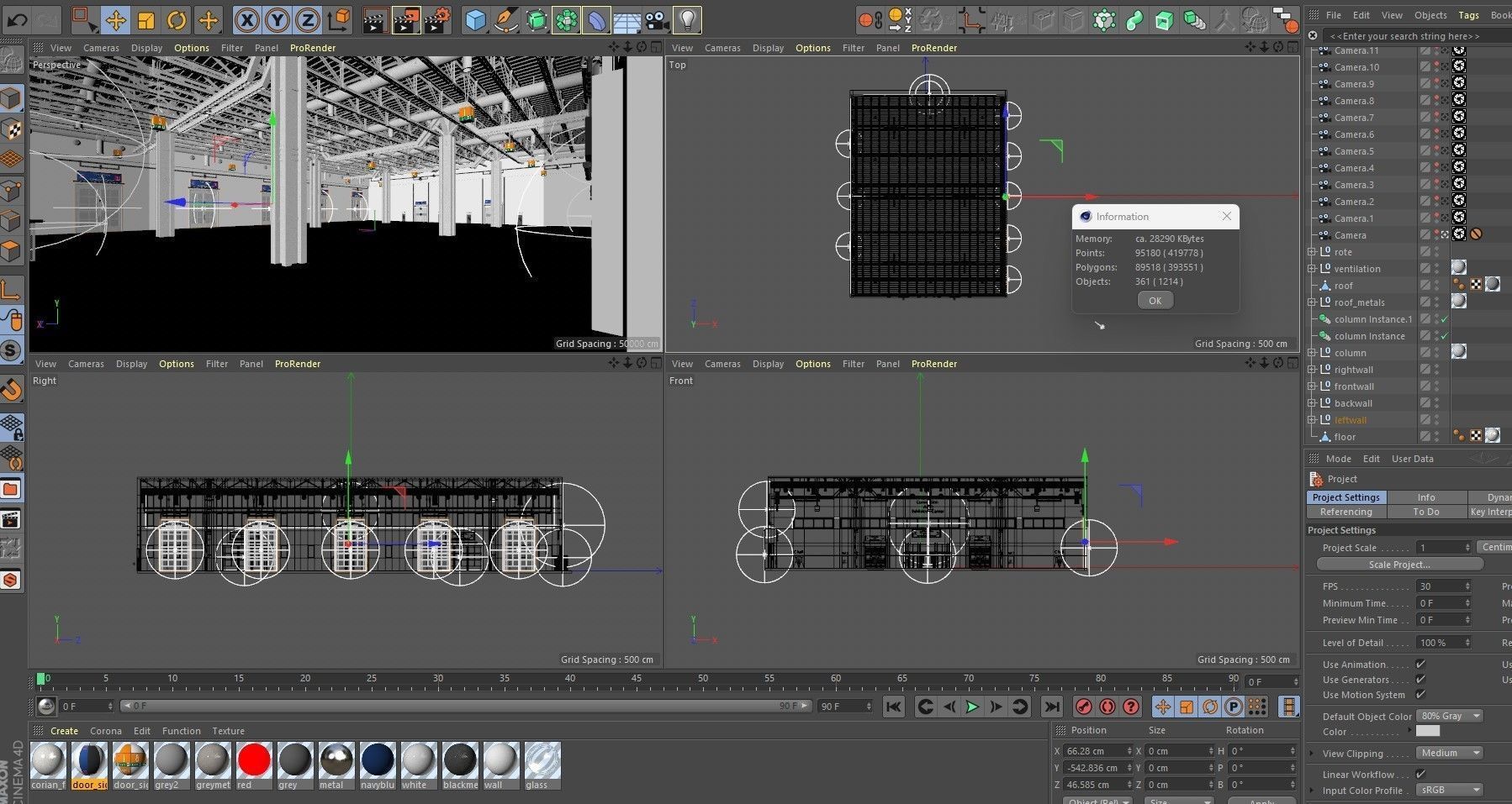 Exhibition Hall 27 interior 3D model_27