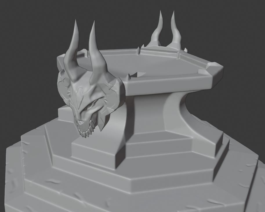 Frostmourne diorama 3D print model_12