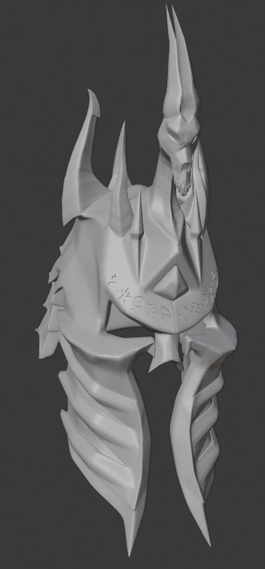 Frostmourne diorama 3D print model_7