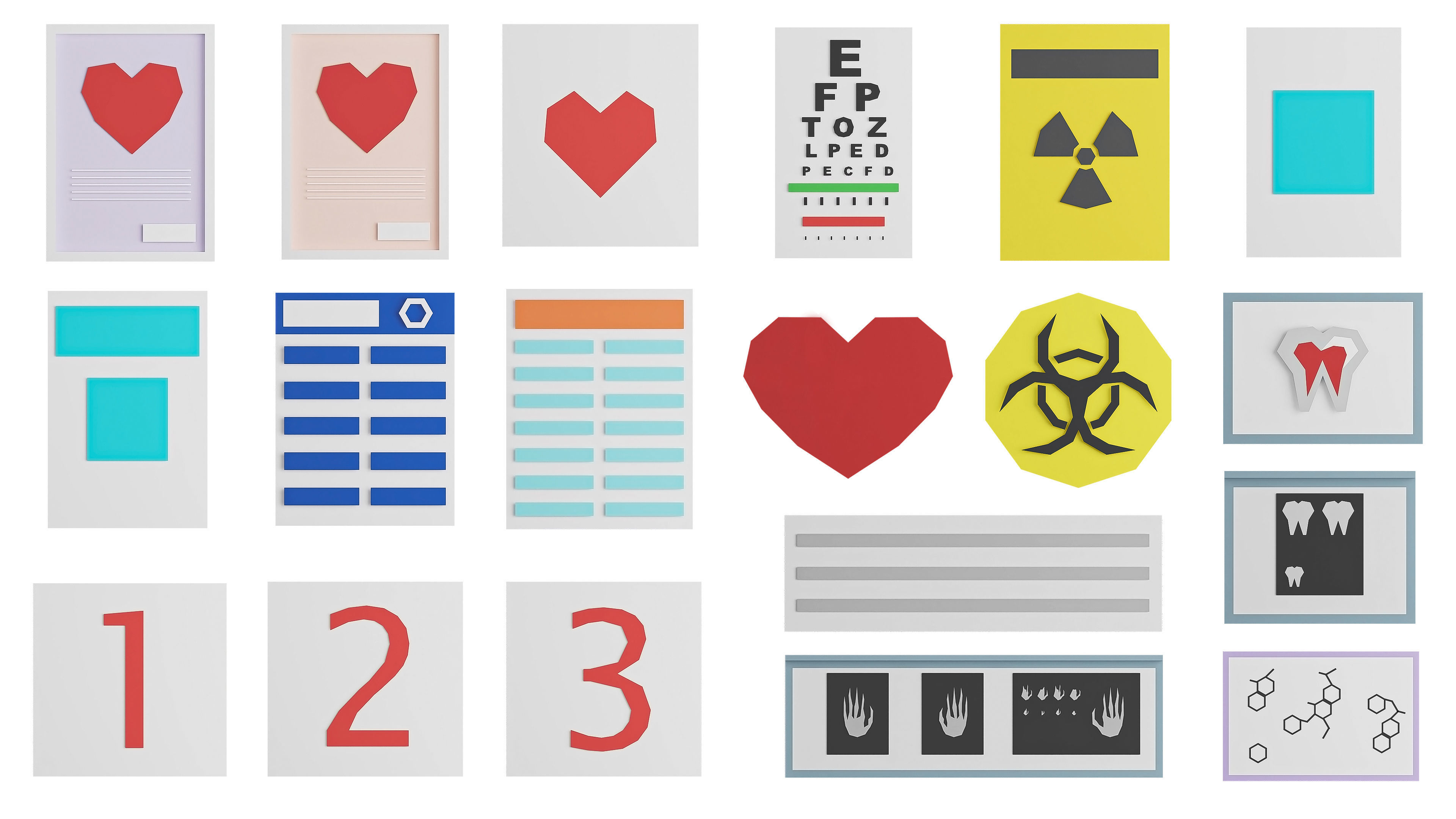 Hospital 3 Low-poly 3D model_22