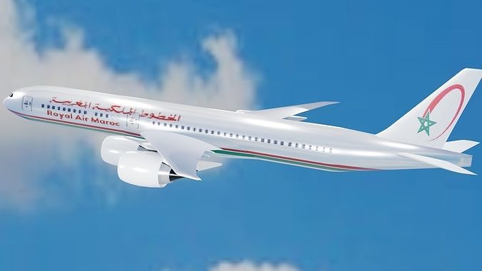 Boeing 777-200 Royal Air Maroc RAM 3D model