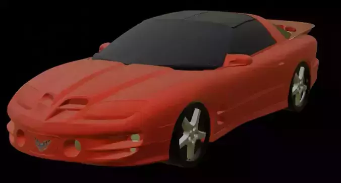 Pontiac Firebird 3D Print Model Ready to Print