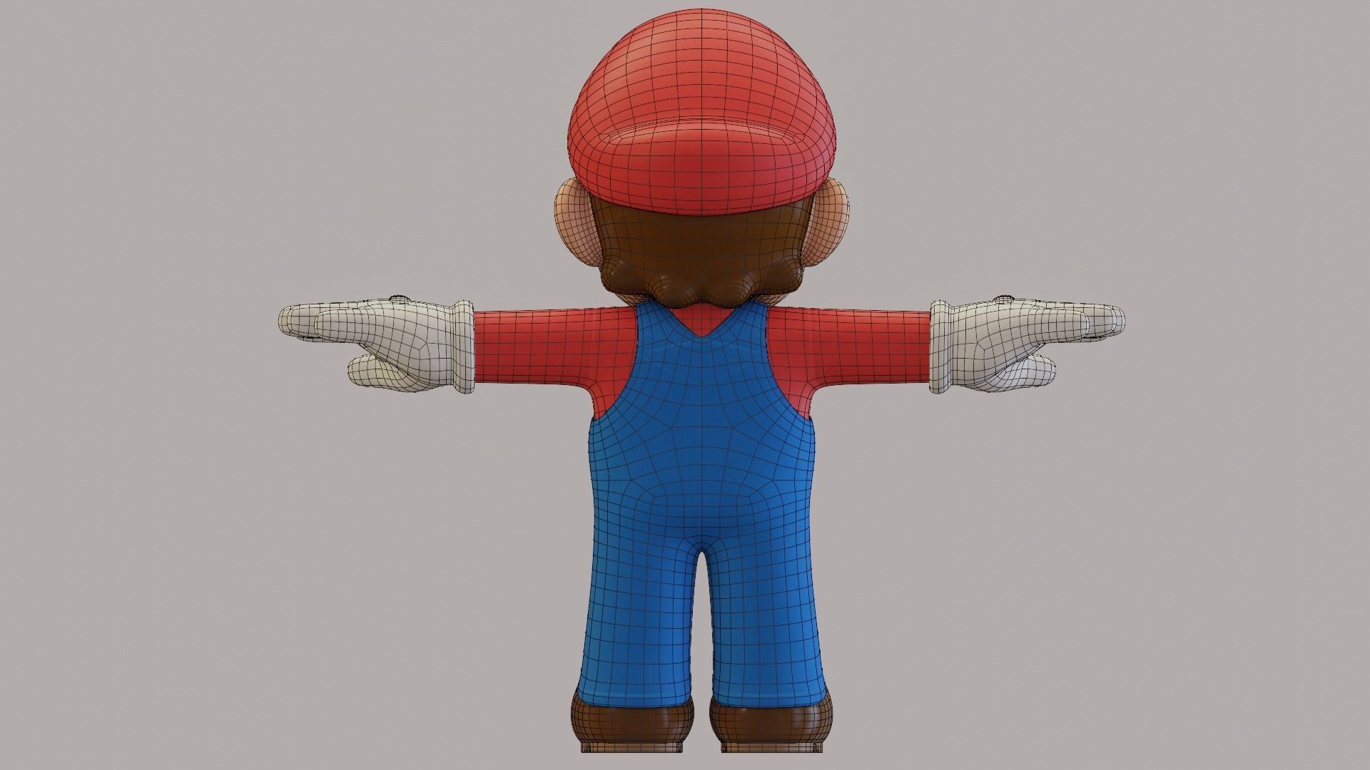Mario - Free Rigged Character for Blender Free 3D model_3