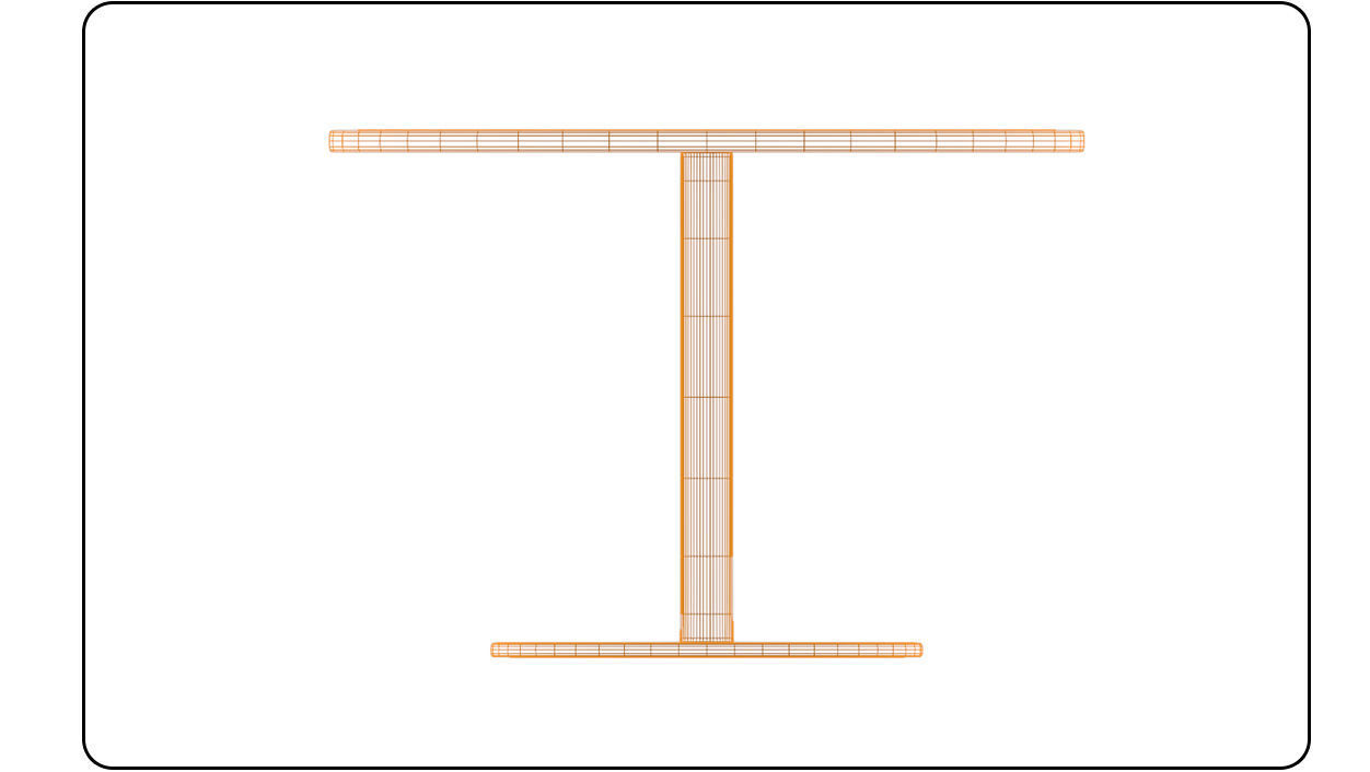 Round Table laminated wood with metal base 3d model Low-poly 3D model_14