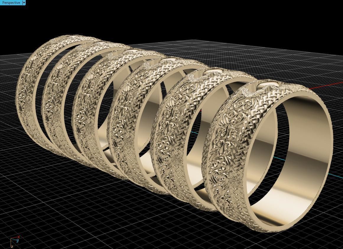 Ring Ukrainian 3D print model_9