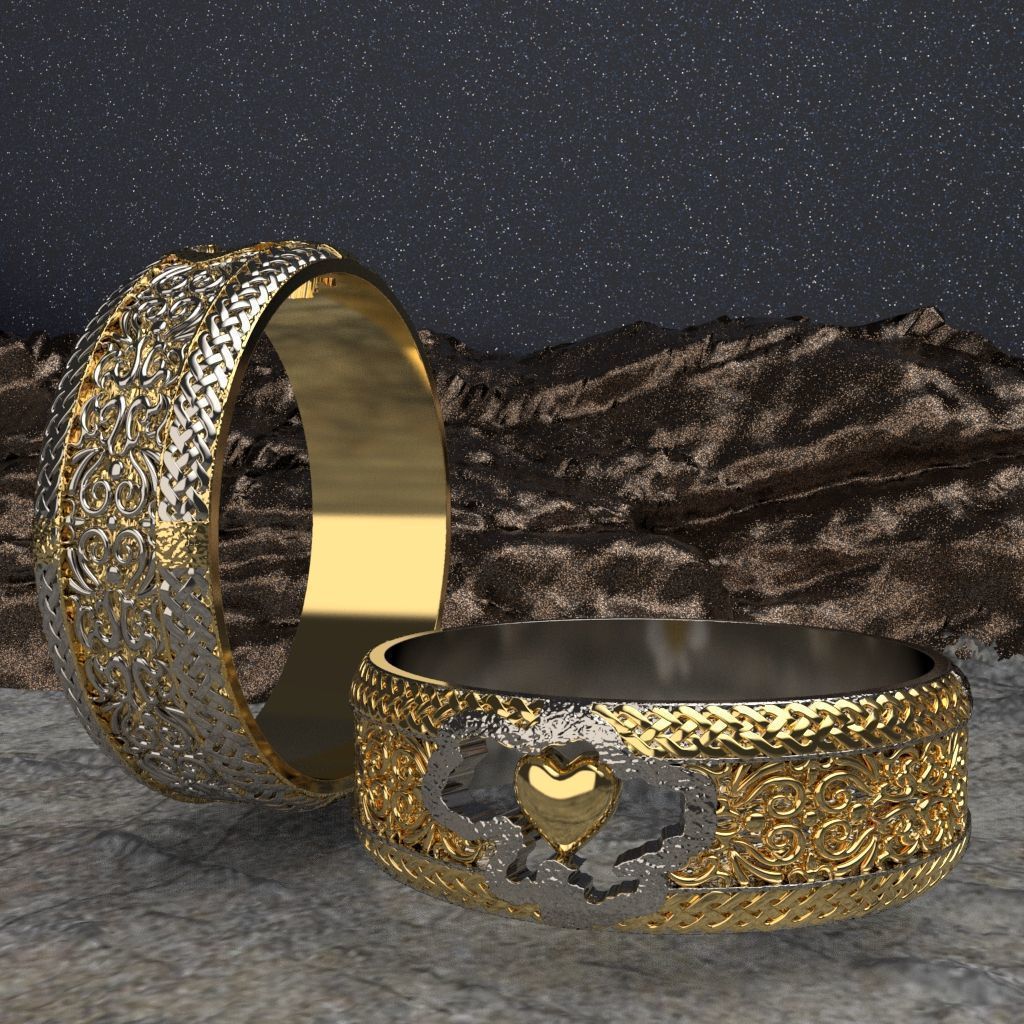 Ring Ukrainian 3D print model_3