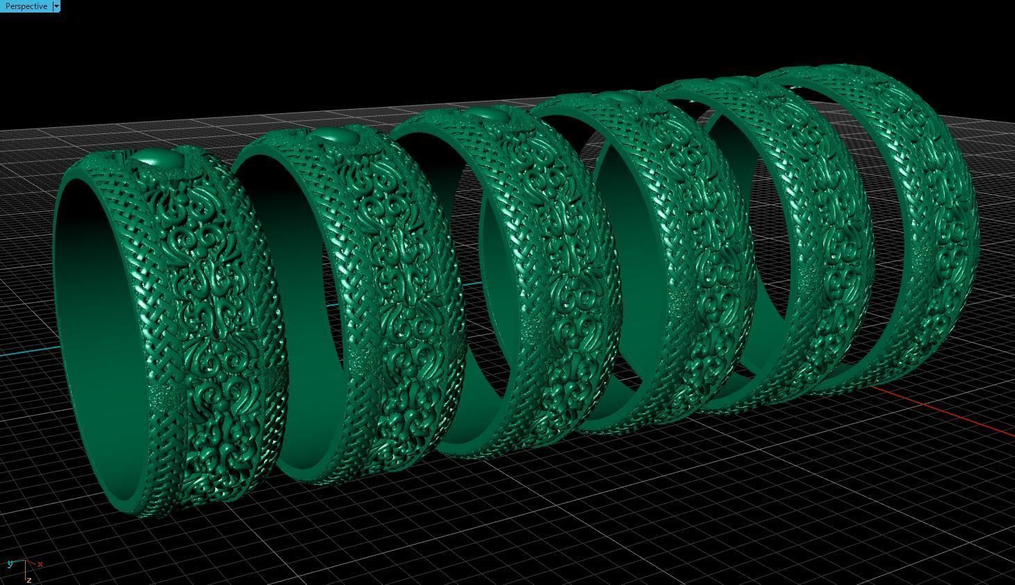 Ring Ukrainian 3D print model_15