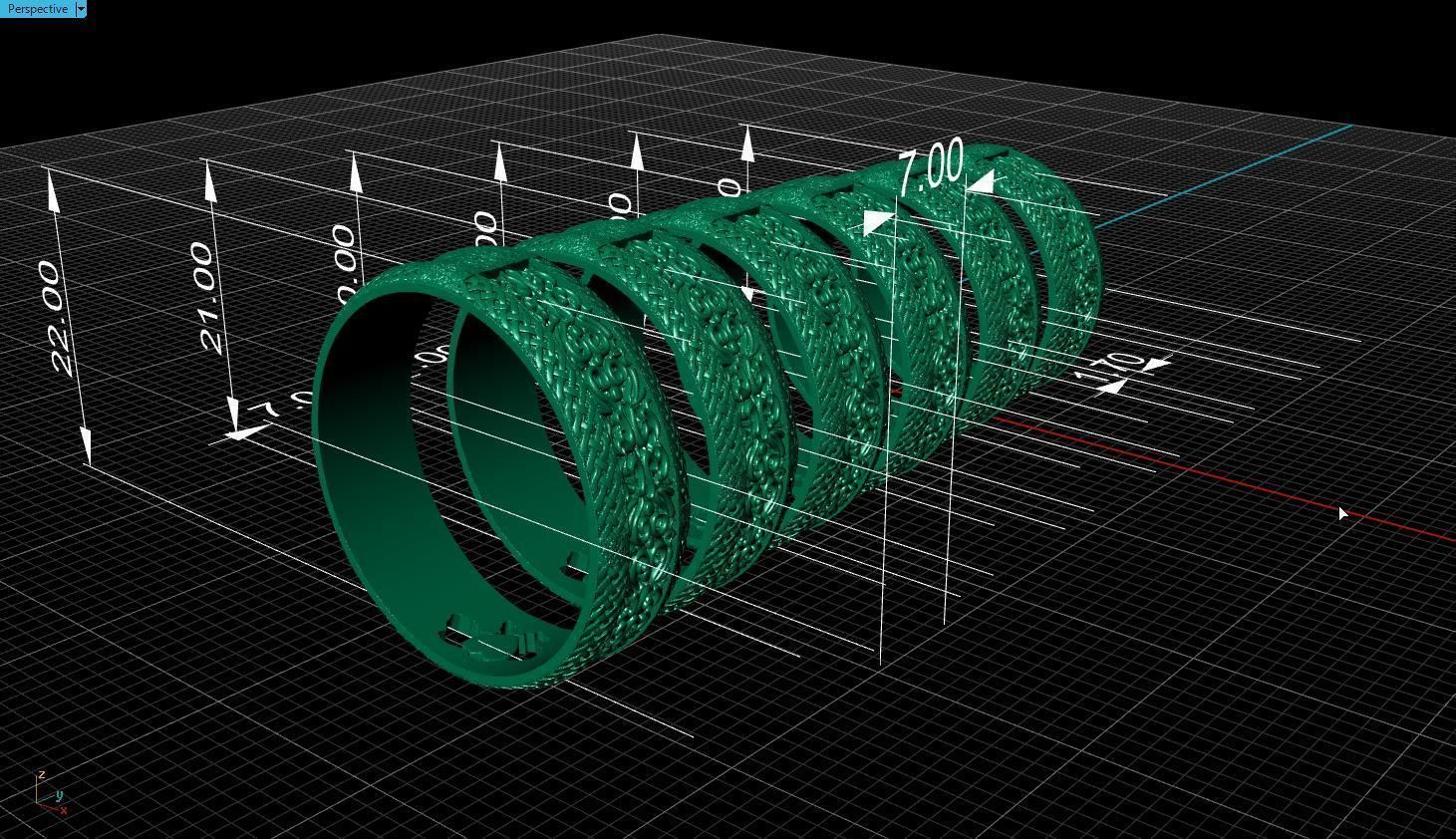 Ring Ukrainian 3D print model_21