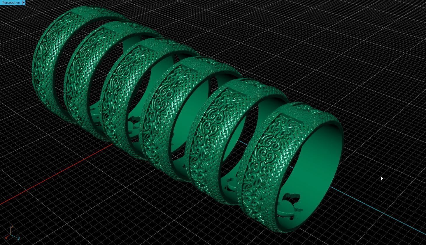 Ring Ukrainian 3D print model_17