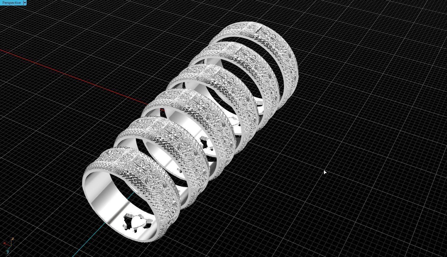 Ring Ukrainian 3D print model_5