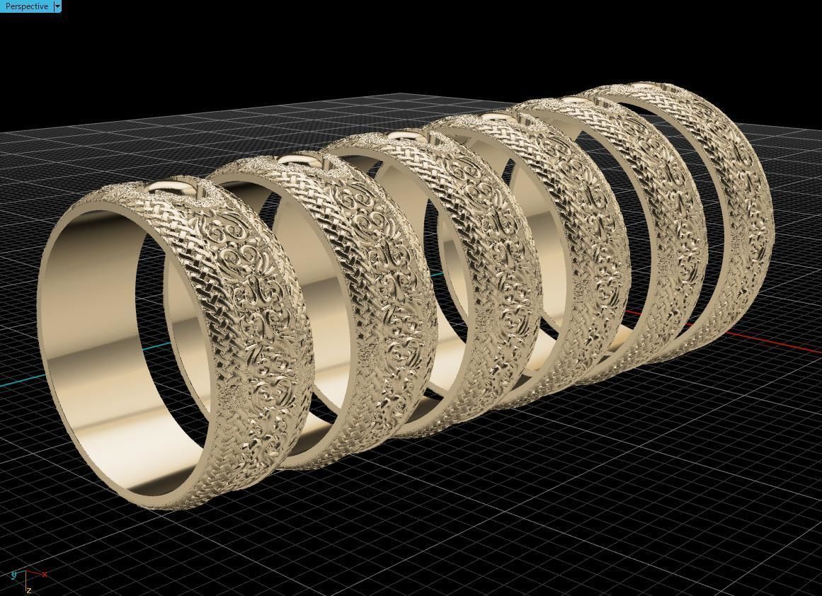 Ring Ukrainian 3D print model_10