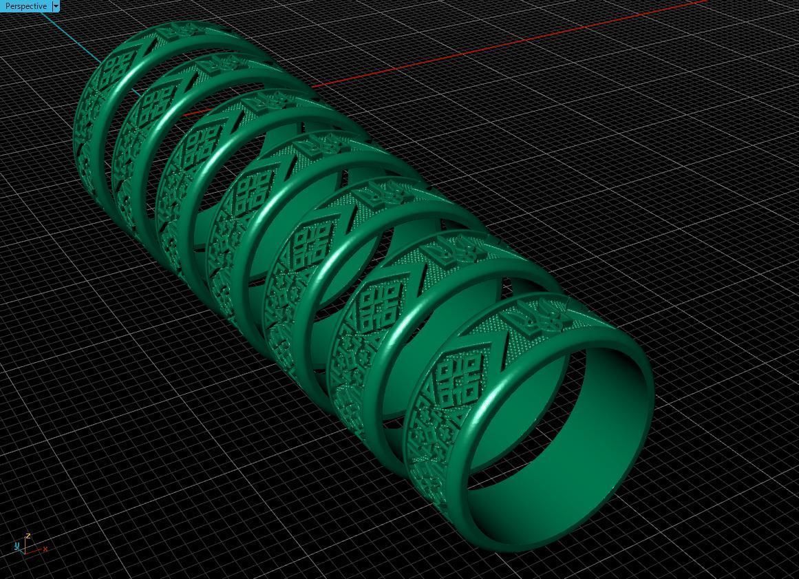 Ring Ukrainian 3D print model_14