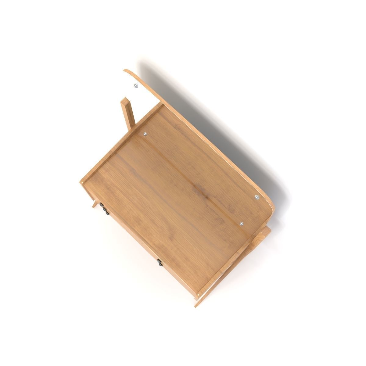 Retro Cupboard with Mirror 5 3D model_6