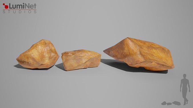 SmallRock 2 Desert foliage 21 of 25 Low-poly 3D model Low-poly 3D model