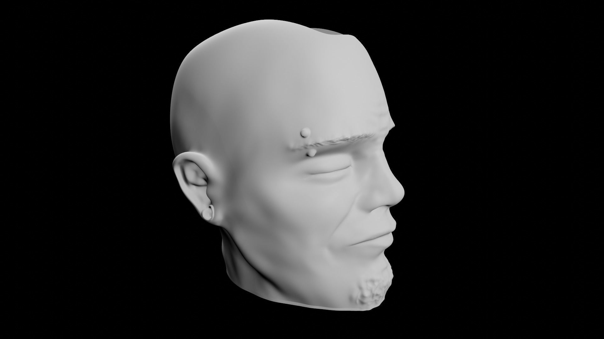 Punk Pencil Holder 3D print model_1