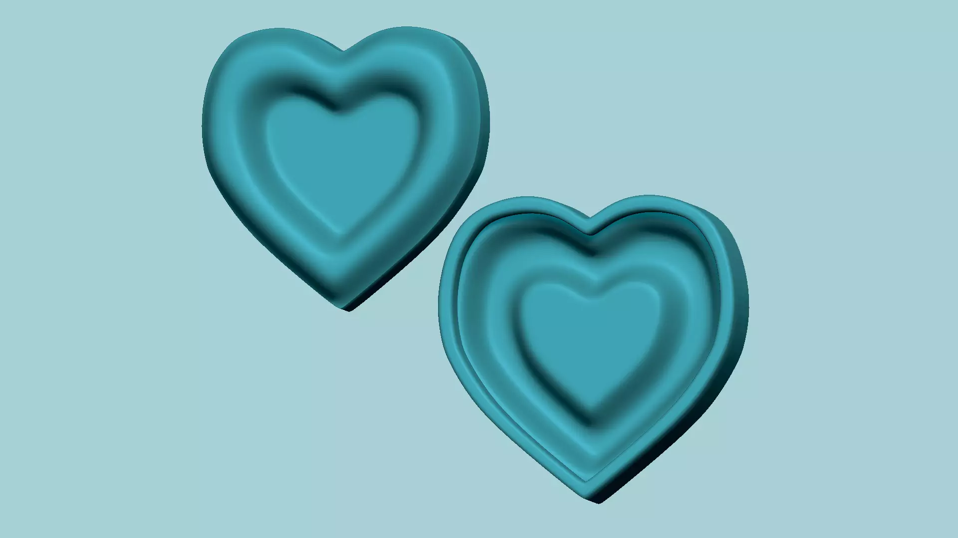 Heart 01 - Molding Arrangement EVA Foam Craft 3D print model