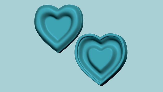 Heart 01 - Molding Arrangement EVA Foam Craft 3D print model