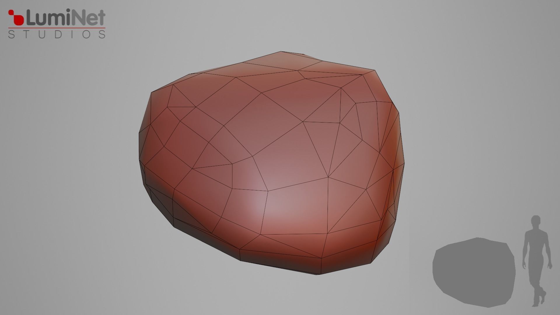 Rock 4 foliage 17 of 25 Low-poly 3D model Low-poly 3D model_1