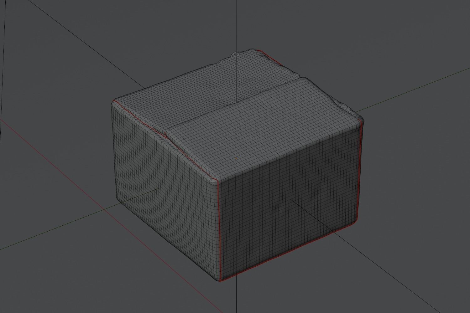 Card Box 2 Modern 3D scan PBR 4K textures Low-poly 3D model_2