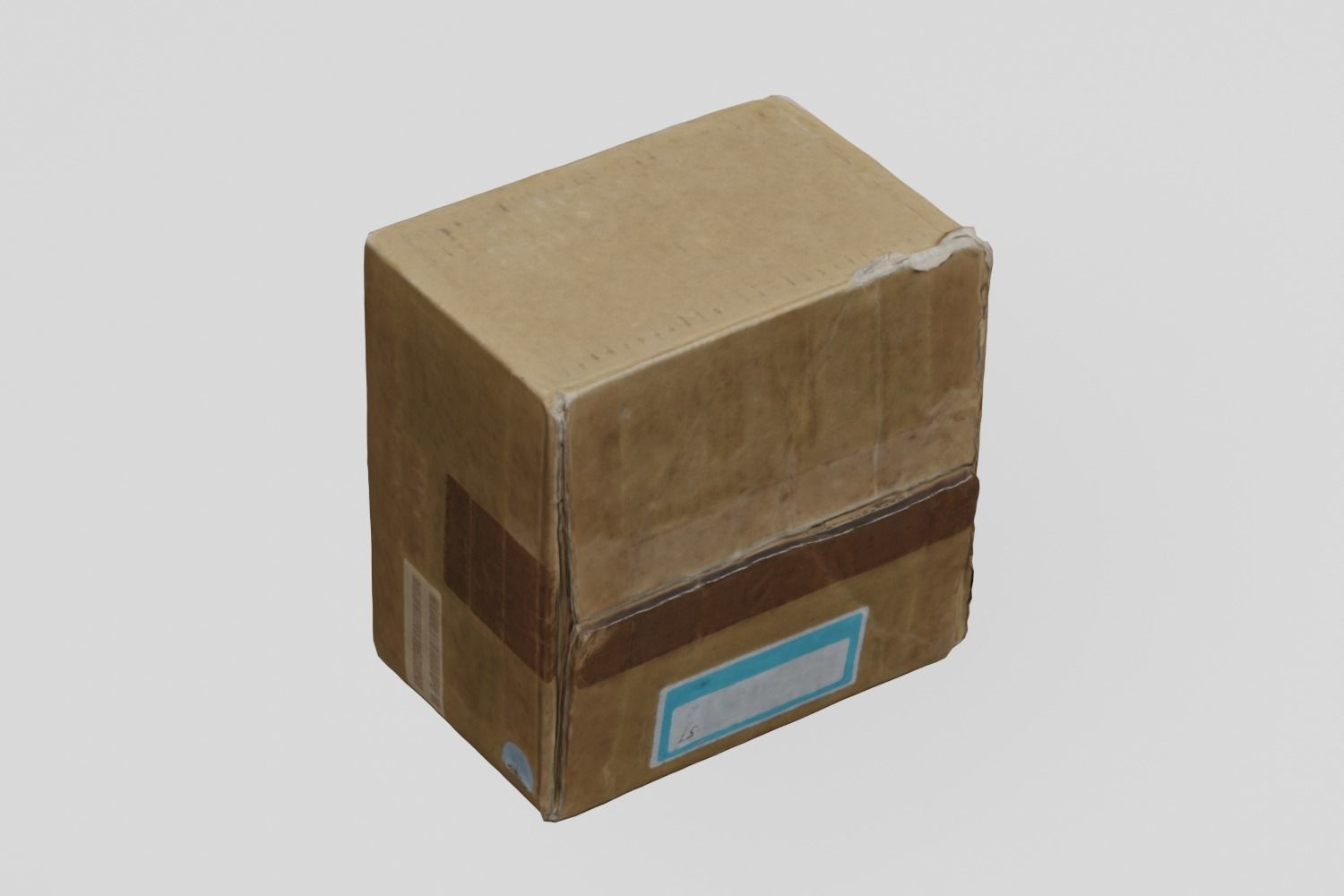 Card Box 2 Modern 3D scan PBR 4K textures Low-poly 3D model_7