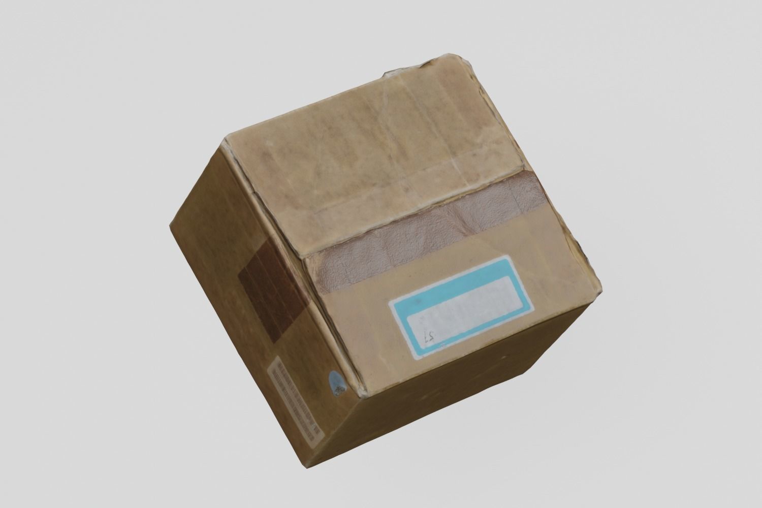 Card Box 2 Modern 3D scan PBR 4K textures Low-poly 3D model_6