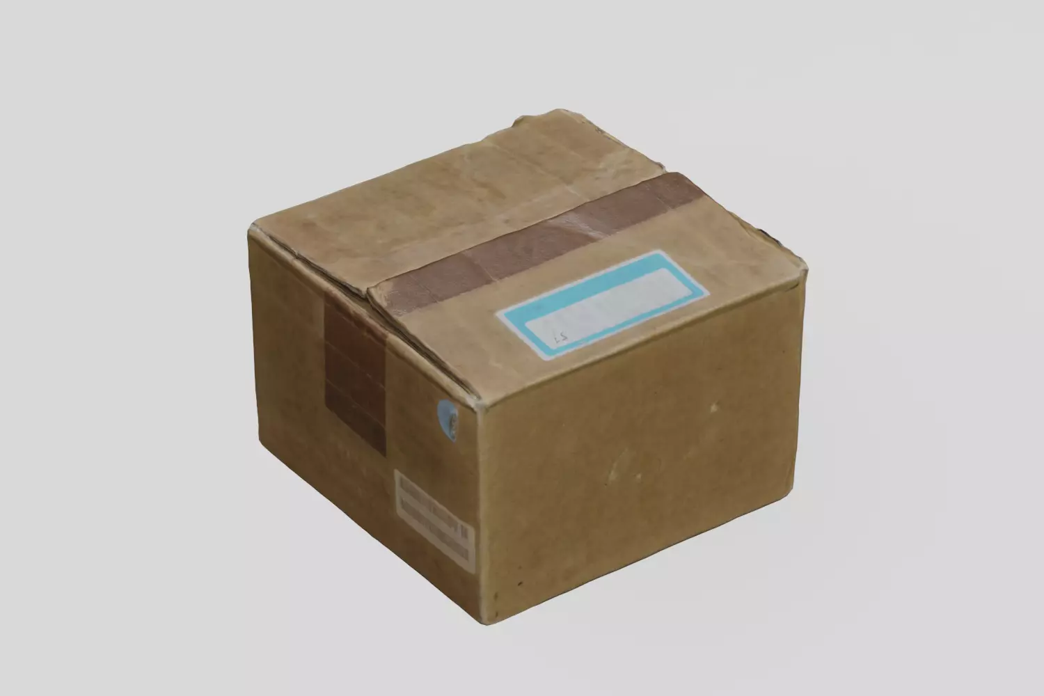Card Box 2 Modern 3D scan PBR 4K textures Low-poly 3D model_0