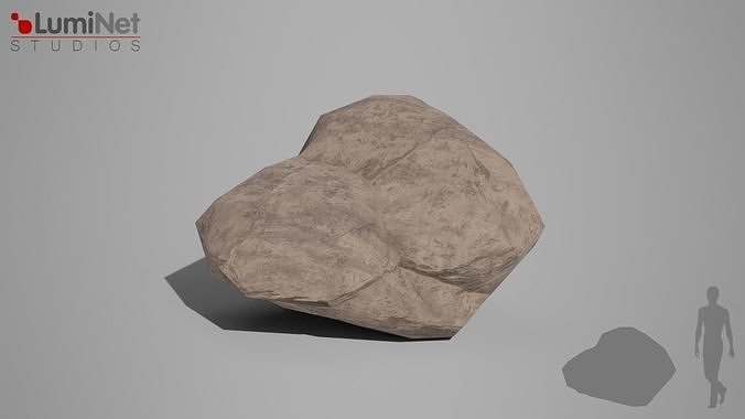 Rock 2 foliage 15 of 25 Low-poly 3D model Low-poly 3D model