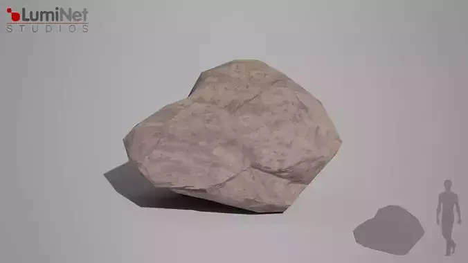 Rock 2 foliage 15 of 25 Low-poly 3D model