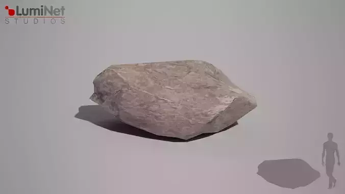 Rock 1 foliage 14 of 25 Low-poly 3D model