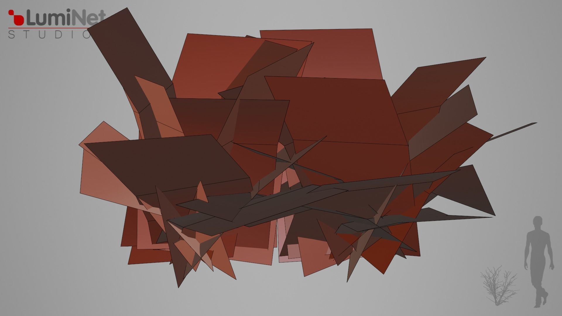 DryBush 2 foliage 12 of 25 Low-poly 3D model Low-poly 3D model_1