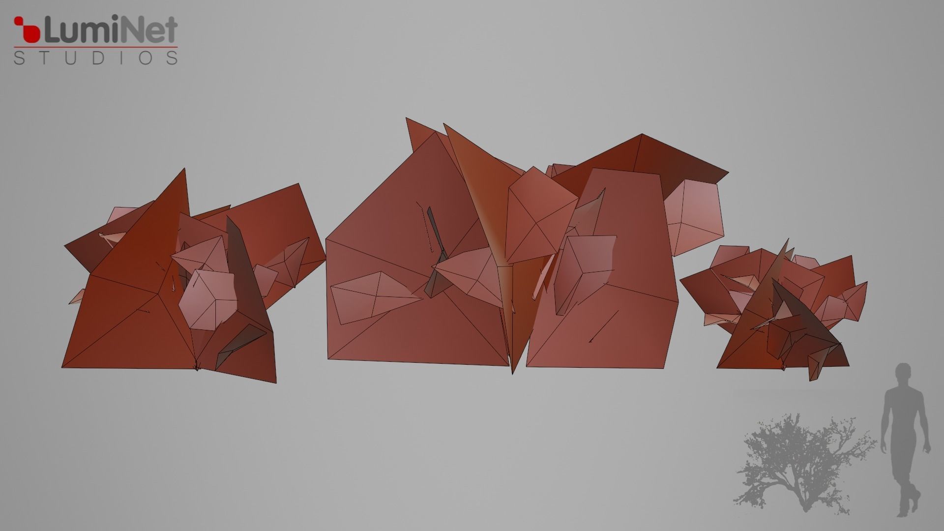 DryBush 1 foliage 11 of 25 Low-poly 3D model Low-poly 3D model_1