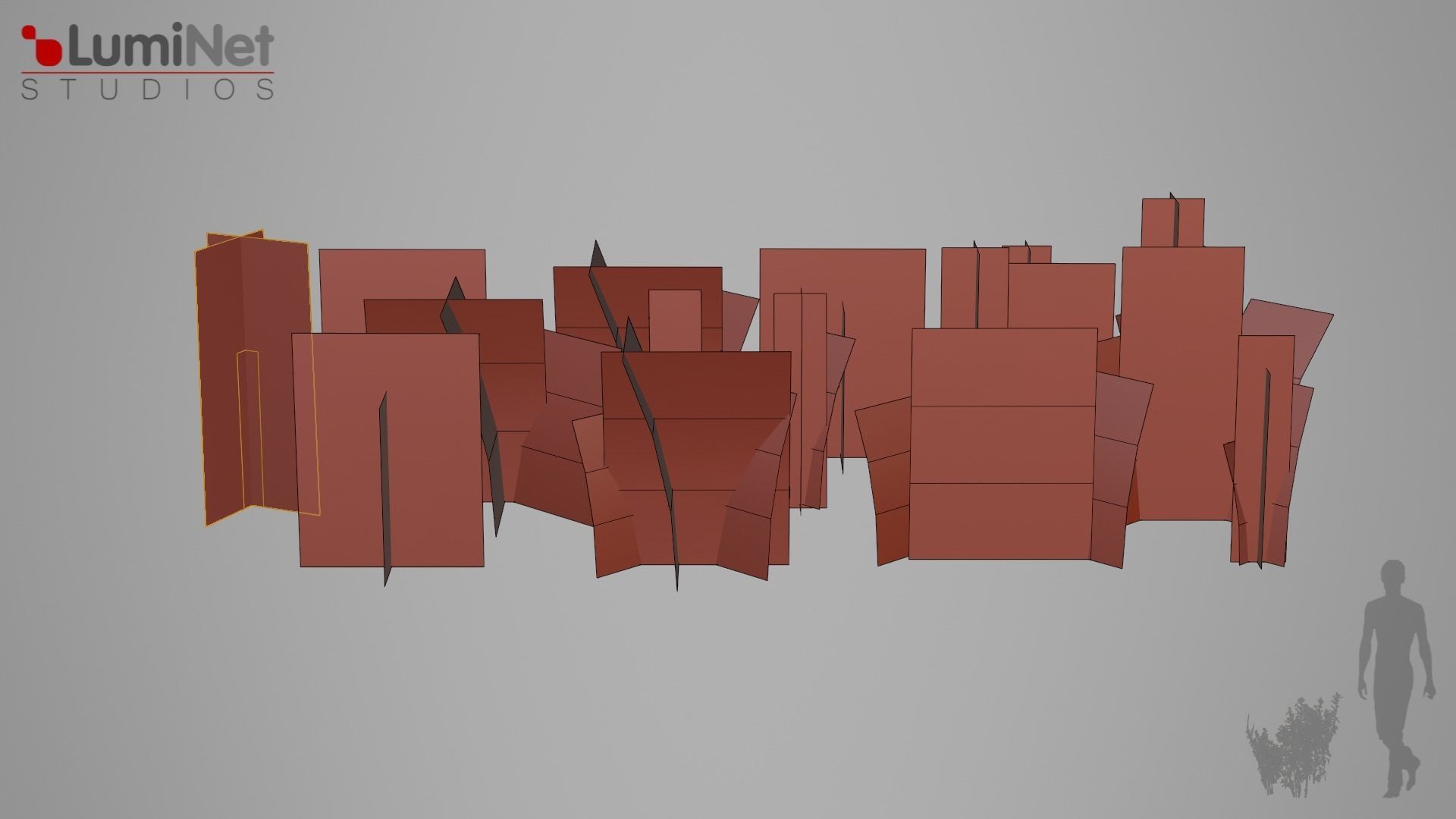 Dead grass foliage 10 of 25 Low-poly 3D model Low-poly 3D model_1