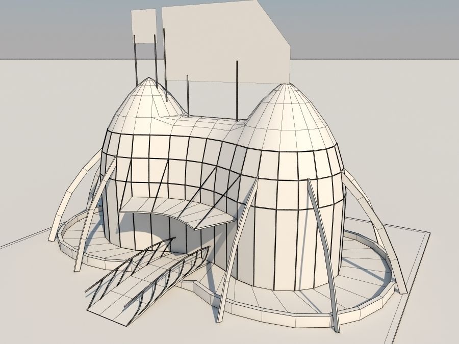 Fan Shop all 10 Levels Low-poly 3D model_71