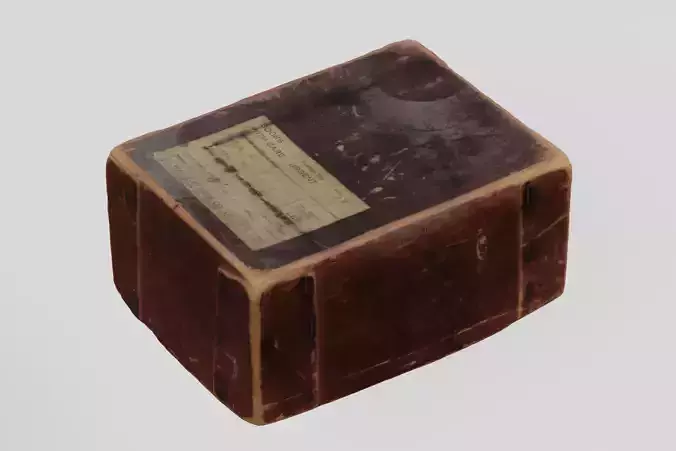 Card Box 4 Mail Order Books  3D scan PBR 4K textures