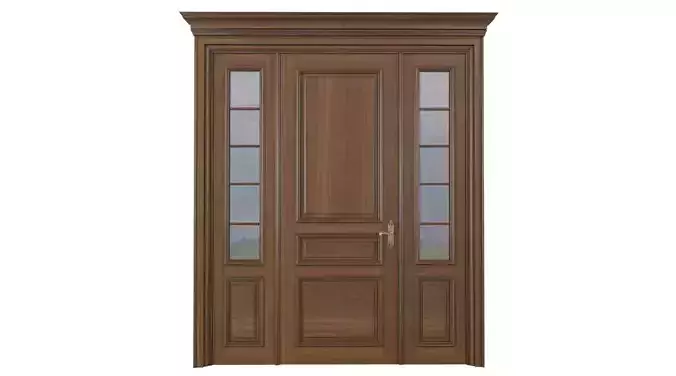  Entrance exterior front classic door Outdoor External Doors 