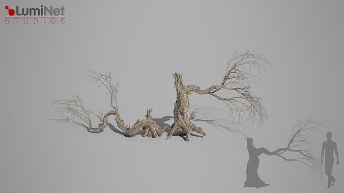 Deadsapling 01 foliage 8 of 25 Low-poly 3D model Low-poly 3D model