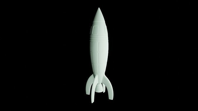 Space Rocket 3D print model