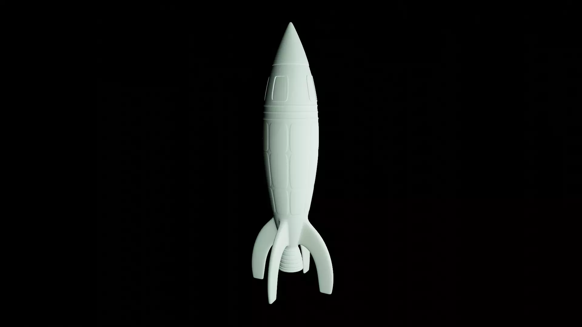 Space Rocket 3D print model_0