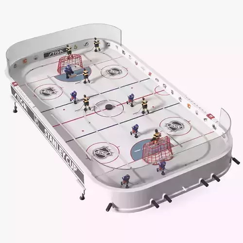 Stiga Stanley Cup Table Hockey Rigged 3D model