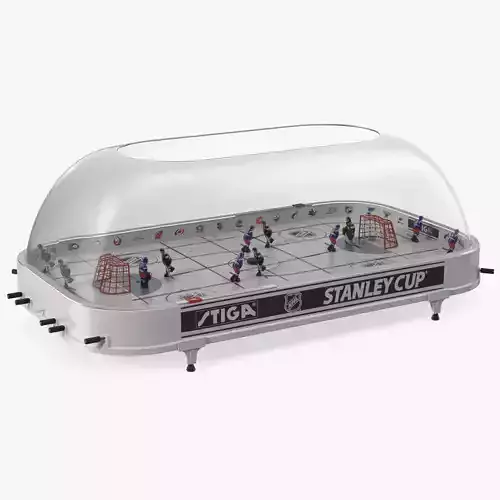 Stiga Stanley Cup Table Hockey with Game Stand Dome Rigged 3D model