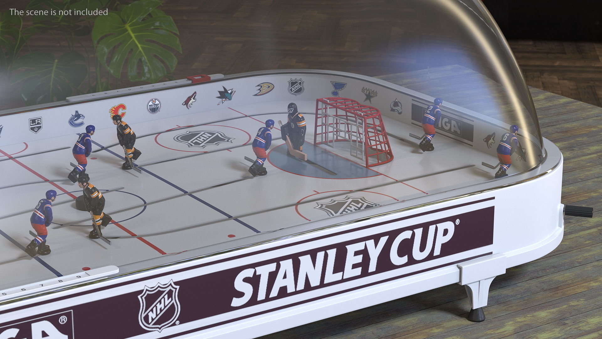 Stiga Stanley Cup Table Hockey with Game Stand Dome Rigged 3D model ...