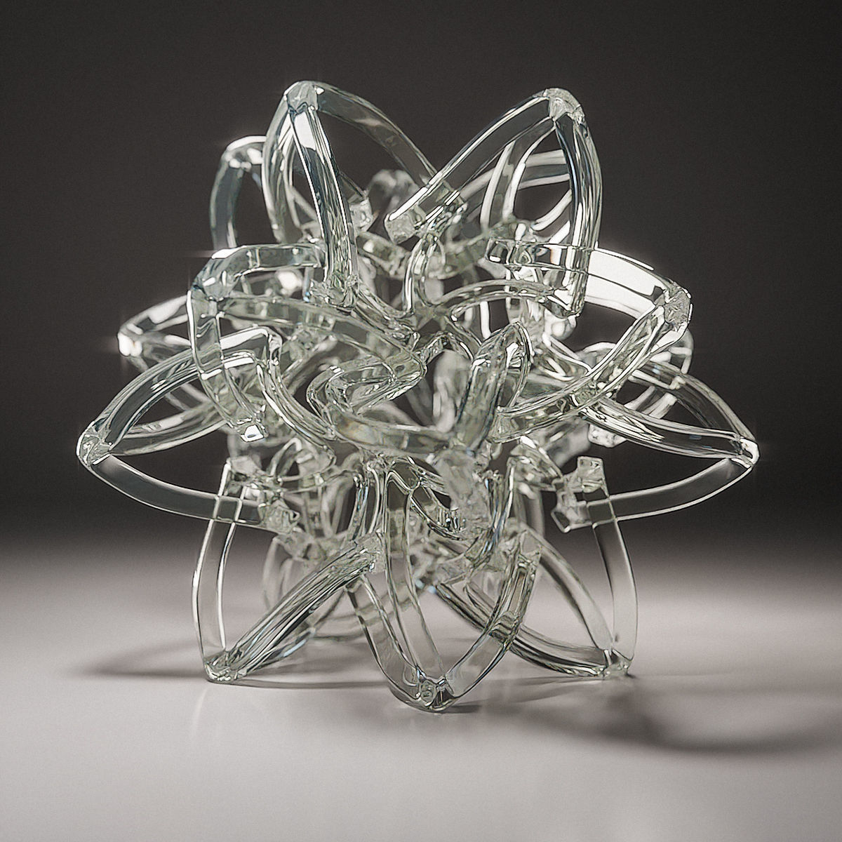 3D Printable Interlocked Star Nest 3D print model_5