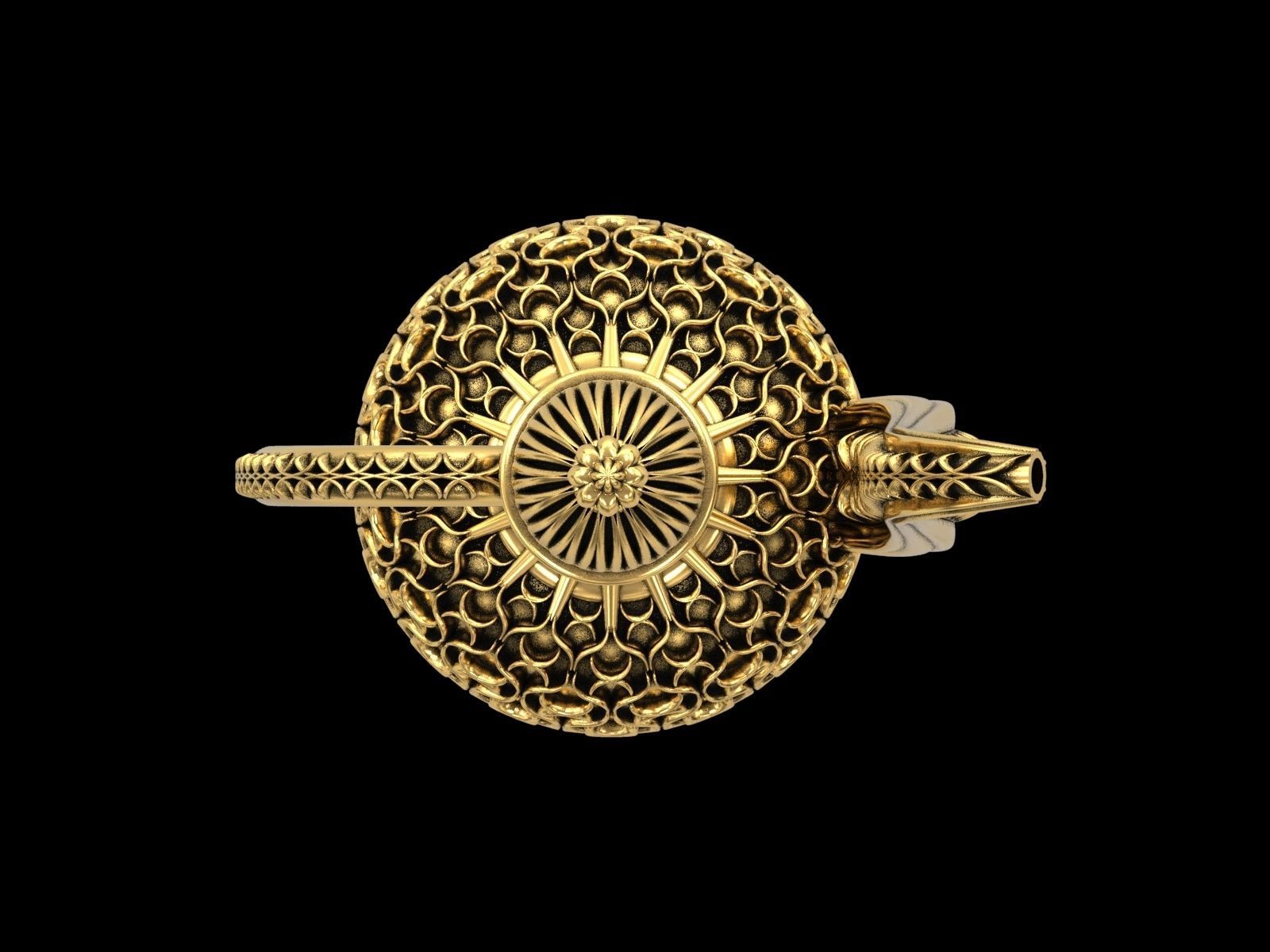 Antique Mughal Surahi 3D print model_19