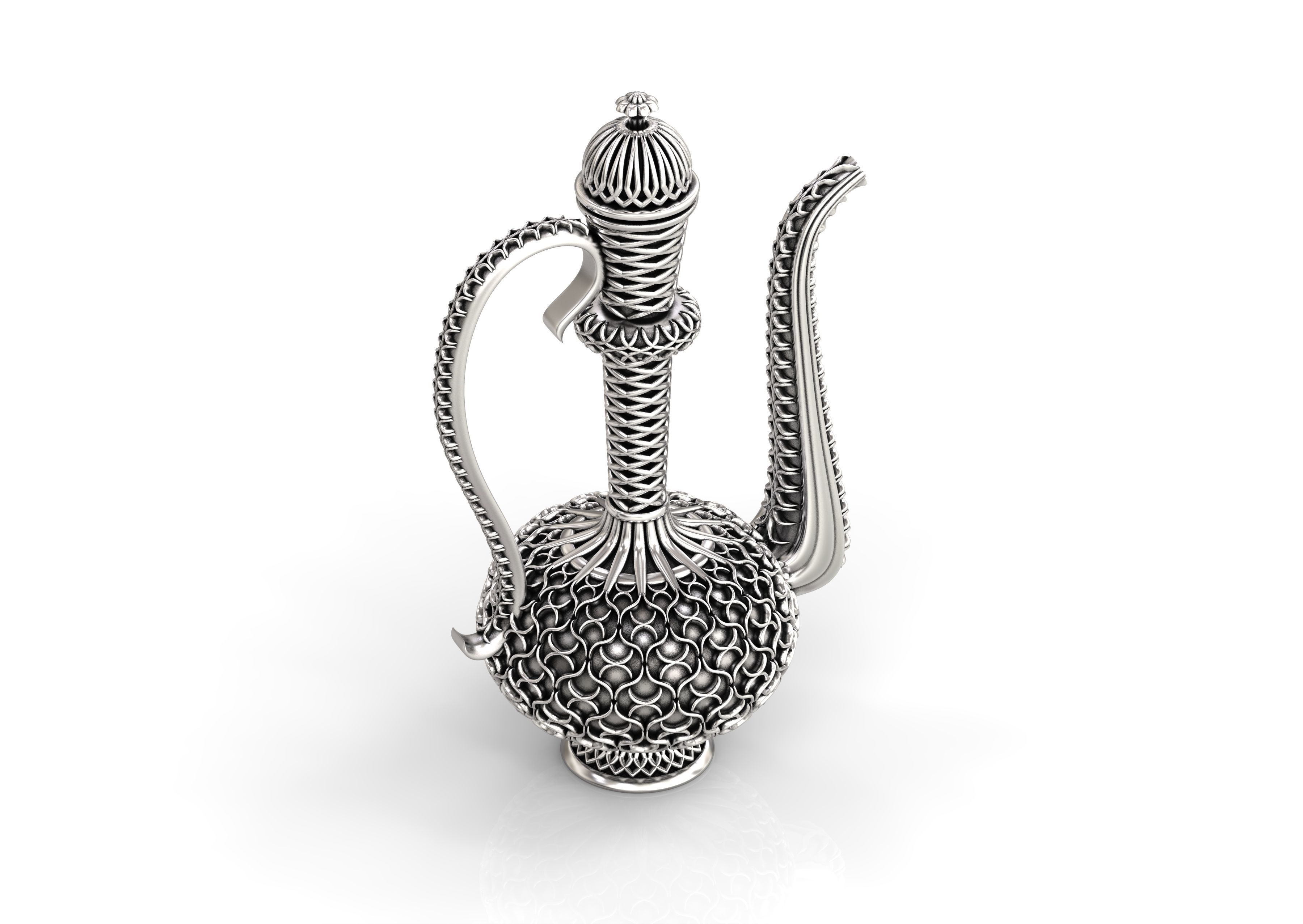 Antique Mughal Surahi 3D print model_15