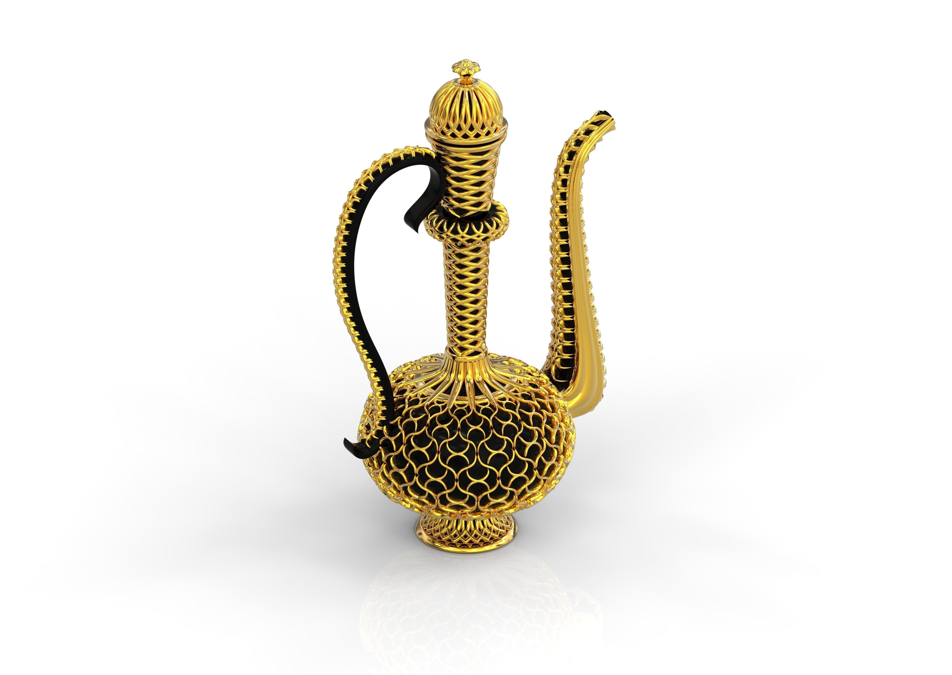 Antique Mughal Surahi 3D print model_1